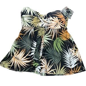 798-KONA SOL Tropical Bandeau top size small